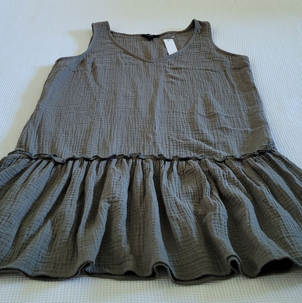 ✨️HP✨️ DREW Sage Colored Tank Dress - NWT - Picture 11 of 13